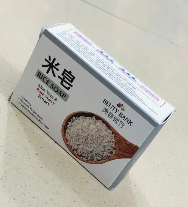 Korean Beauty Bank Rice Soap Pack Of 3 - (ORIGINAL) - Image 2
