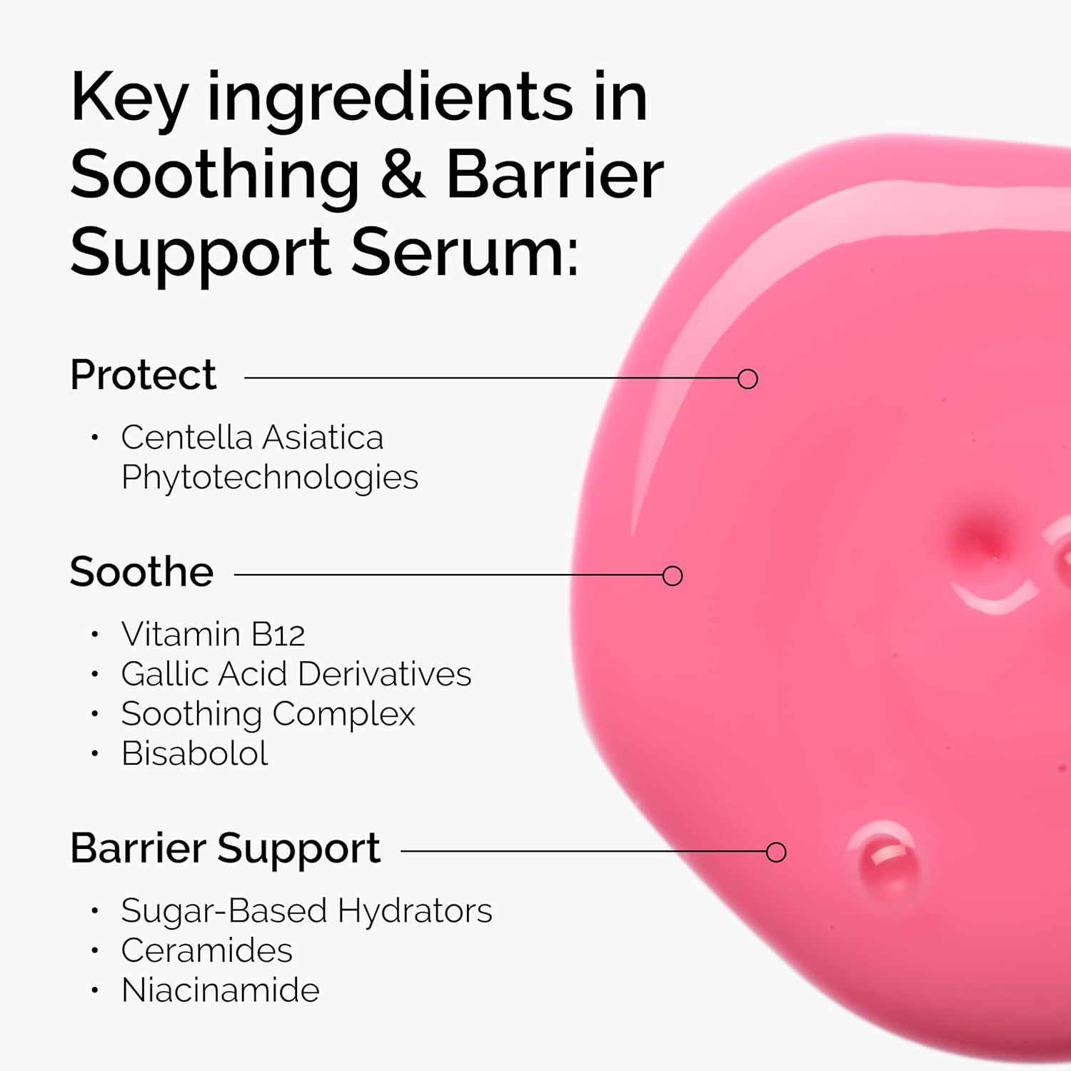 Soothing and barrier support serum Pink 30ml by the ordinary brand - Image 4
